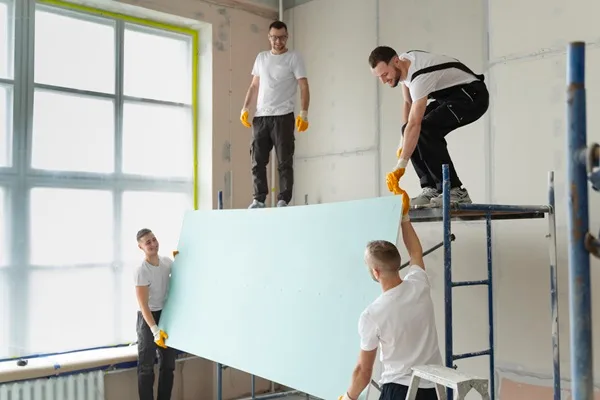 Carpentry and drywall services - wall patching, trim installation, and woodwork